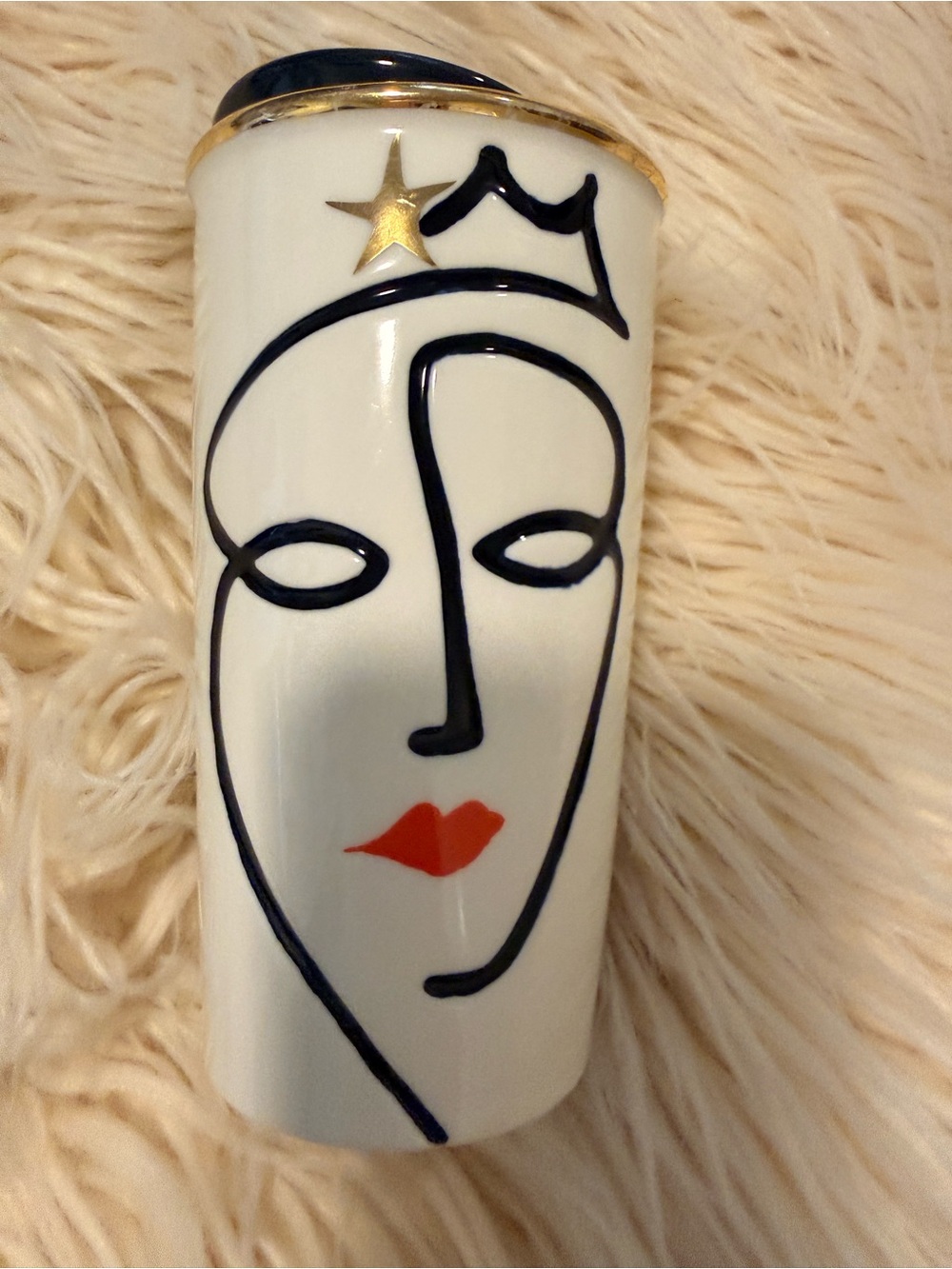 Starbucks ceramic hot travel mug